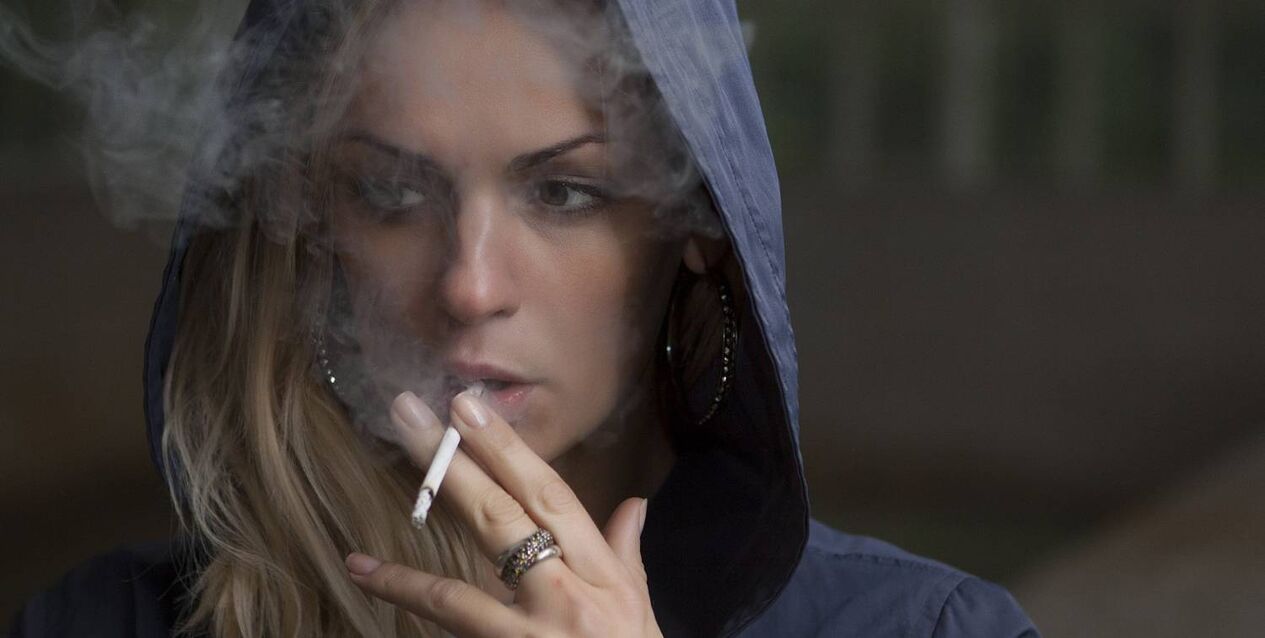 Smoking is a cause of facial skin aging